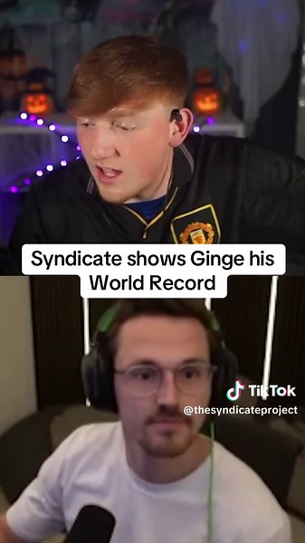 @TomSyndicate shows @angryginge13 his World Record. Tom was the first person to reach 1 million followers on Twitch. (17th August 2014.) #lifeoftom #syndicate #thesyndicateproject #zombies #angryginge