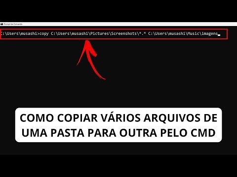 AUTOMATIZAÇÃO: Como COPIAR Todos Os ARQUIVOS De Uma PASTA Pra OUTRA Usando Comando COPY No CMD