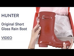 Hunter Original Short Gloss Rain Boot | Shoes.com