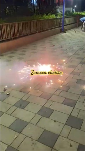 Diwali cracker - Zameen chakra / ground spinner, chakri