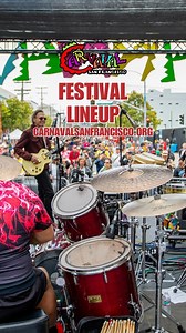 🔔 Festival Lineup is up! 🪇Find out where all of our headliners and local bands will be performing on Sat May 25th & Sun May 26th! All details on our website CarnavalSanFrancisco.org 🎞️ @dianasbsanchez #CarnavalSF #Festival #Lineup #Performances #MissionDistrict #SanFrancisco #NoelTorres #PiruloyLaTribu #BandaBlanca #Franco | Carnaval San Francisco