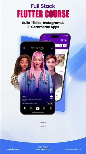 Flutter Course only 999 in 4 month || Live Class