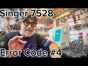 Fixing E4 Error on Singer 7528 | Easy Step-by-Step Repair | Sewing Doctor