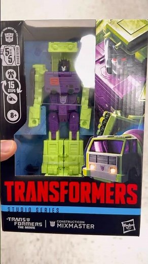 Transformers Studio Series Voyager Class Movie Constructicon Mixmaster Action Figure #transformers