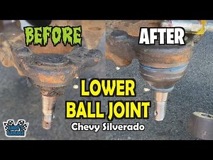 How To Replace Lower Ball Joint - Chevy Silverado (Andy’s Garage: Episode - 545)