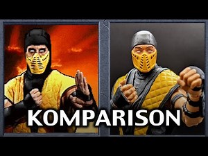 Detailed Comparison! Mcfarlane Toys Mortal Kombat Klassic Scorpion Action Figure Review