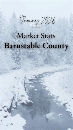 🏡 Barnstable County Real Estate Market Update – January 2026 📊 Here’s a quick snapshot of how the real estate market in Barnstable County looked as we started the year… ✅ Homes for Sale: 338 💰 Median Sales Price: $783,500 🏡 Total Closings: 160 ⏳ Average Days on Market: 71 ⬆️⬇️ What’s up and what’s down in comparison to December? Down: Homes for Sale by 100 properties. Median Sales Price by $14,500; Total Closings by 107 sales. Up: Days on Market by 20 days. ⏳ January saw fewer homes for sale