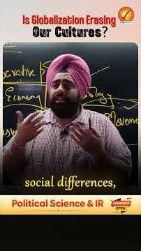 Is Globalization Erasing Our Cultures? | PSIR Optional Subject Programme at Vajiram and Ravi