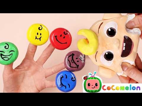 cocomelon | Yes Yes Finger Family Playground Song clay cracking ASMR 5 #251