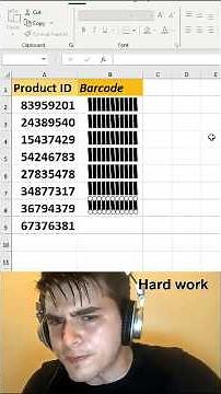 🎯 Barcode in Excel 🔥 | Generate Barcode Easily!📄