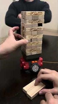 What are these strange movements? 😳 / Jenga Boom #shorts #jenga #gameplay #boardgames