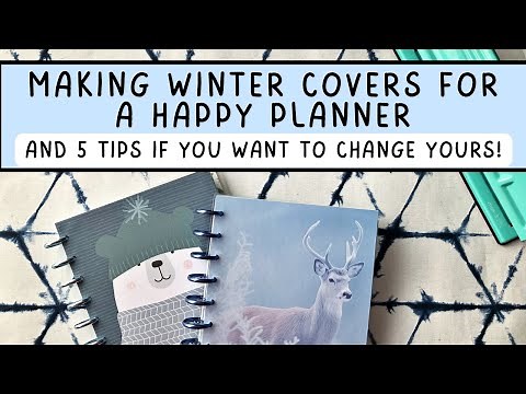 How to Make Your Own Happy Planner Cover! | 5 different ways to personalise your cover to suit you!