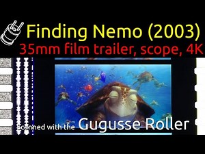 Finding Nemo (2003) 35mm film trailer, scope 4K