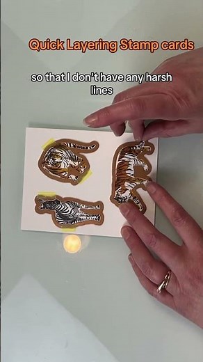 Quick Layering Stamp cards using Simon Hurleys Wild About You set from Spellbinders