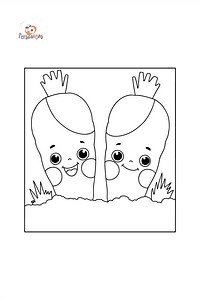 Carrot Coloring pages - Download, Print, and Color Online!