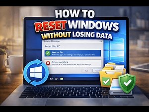 How to Reset Windows Without Losing Data | Step-by-Step