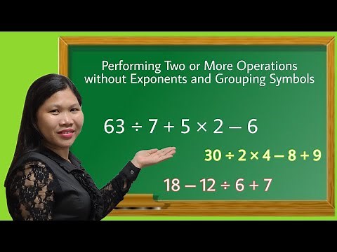 Performing Two or More Operations on Whole Numbers without Exponents and Grouping Symbols