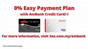 Time to flaunt the latest gadgets without worry with Buy Now, Pay Later 0% Easy Payment Plan (EPP) when you shop online at 3ex.com.my/ambank using your AmBank Credit Card/-i. Terms and conditions apply. For more privileges and deals, visit ambankspot.com Don’t have an AmBank Credit Card/-i, apply now at ambank.com.my/AGR to enjoy more rewards. #AmBank #AmBankCards #ForAllThatMatters #ShoppingOnline #0%EPP | AmBank