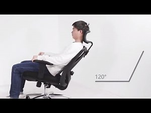 mfavour Confortable Chaise de Bureau Fauteuil Ergonomique avec Accoudoirs Réglable