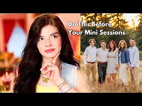Your Ultimate Guide For Mini Sessions | Booking, Photoshoot, and Workflow Delivery!