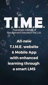 Introducing the All-New TIME Website & Mobile App! 🚀 | Smarter Learning Starts Here