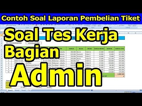 Admin Test Work Part Question