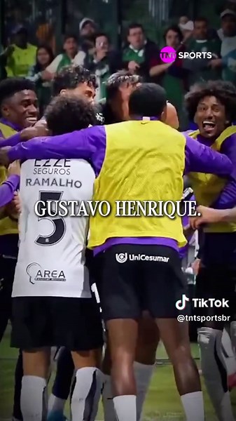 O XERIFE DA FIEL ATACA NOVAMENTE! 🦅🦅 O Gustavo Henrique empatou o jogo contra o Santa Fe nos acréscimos da partida da Libertadores! Com o resultado, o Timão tá com uma mão na classificação! #FutebolBrasileiro #corinthians #libertadores #gustavohenrique #sccp