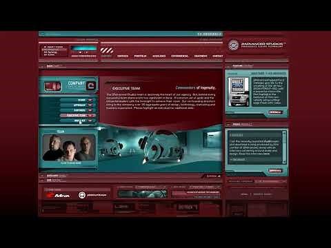 2Advanced Studios v4 flash website in 2003