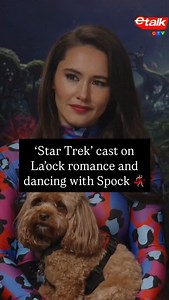 We love a little romance in space, don’t you? 💯 We caught up with the cast of ‘Star Trek: Strange New Worlds’ season 3, Christina Chong and Rebecca Romijn, who had only AMAZING things to say about their costar, Ethan Peck (AKA Spock). Christina and Rebecca say Ethan is, “a really good dancer” and they were surprised by his strength and moves. 😅 ‘Star Trek: Strange New Worlds’ season 3 is streaming now on Paramount 👀 #StarTrek #StarTrekStrangeNewWorlds #StrangeNewWorlds #ChristinaChong #Rebecc