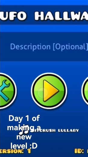 day 1 of making a new level #gaming #gd #geometrydash #gdscript