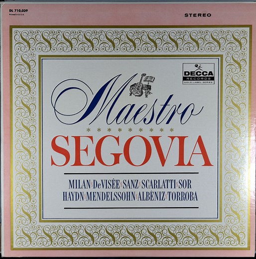 Andrés Segovia - Maestro Segovia