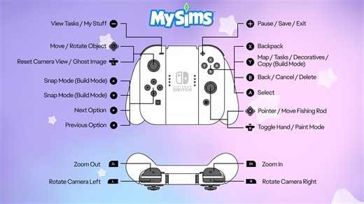 MySims™: Cozy Bundle Controls Guide