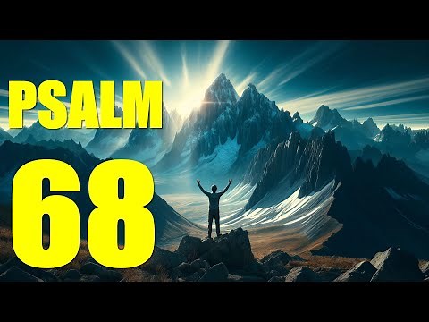 Psalm 68 Reading: Let God's Enemies Be Scattered! (With words - KJV)