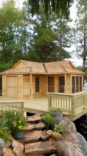 12K views · 87 reactions | You Won’t Believe You Can Build This Cozy Cabin for Just $23,000 蝹✨ | Shipping Container Homes | Facebook