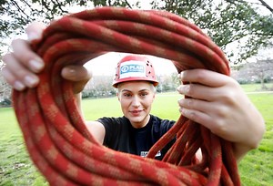 Abseil On International Women's Day With Maria Walsh
