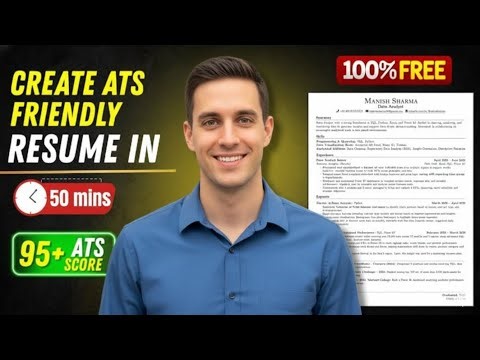 100% ATS Resume Template for Fresher & Experienced in 2025 (High-Paying Jobs)