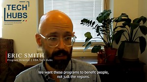 Q: How is Tech Hubs prioritizing #equity and expanding opportunities for communities around the nation? A: Program Director Eric Smith shares insights on how #EDATechHubs is leveling the #EconomicDevelopment playing field. Learn more: https://bit.ly/3SdgtCV | U.S. Economic Development Administration