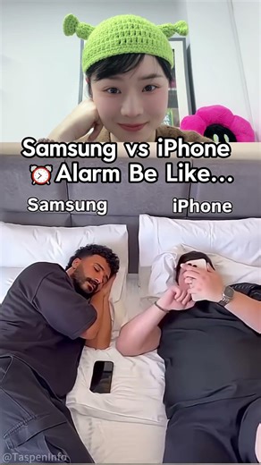 Samsung vs iPhone Alarm Be Like... #funny #shorts