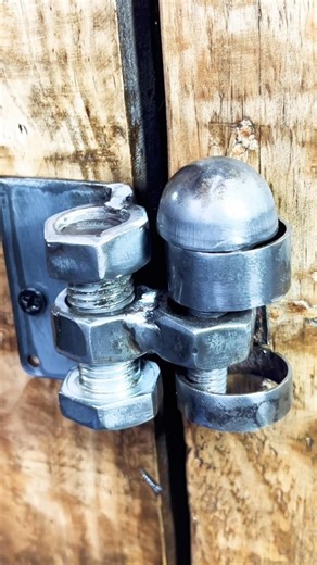 Simple idea with Gate latch lock # Craft metal # DIY