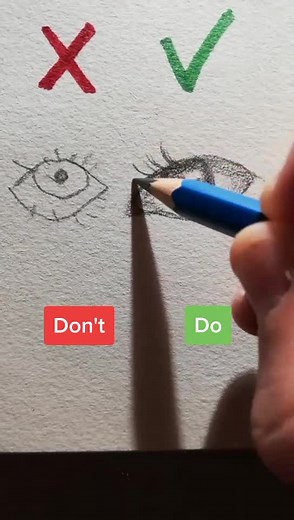 How to draw an eye👁️ #fyp #foryou #ezdraw