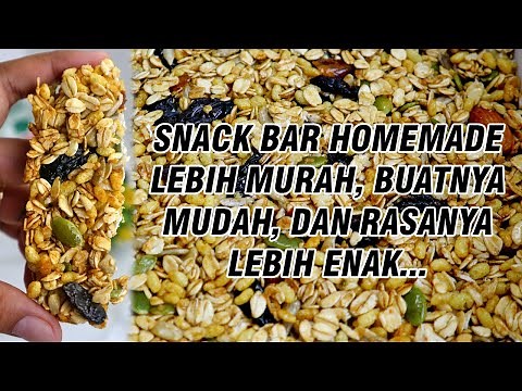 Only 2 Ingredients! This Super Delicious & Cheap Healthy Snack Bar is Addictive!