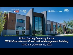 MTSU opens $40.1-million Concrete and Construction Management Building
