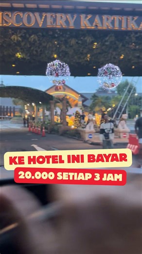 setiap kehotel ini takut banget di suruh bayar parkir sampe 20rb 😭 | being in a hotel