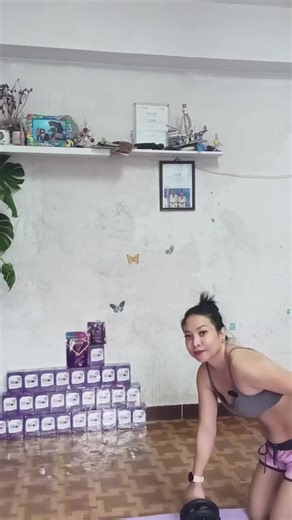 5.7K views · 79 reactions | strong arms, shoulder & core one exercise with a rolling wheel  #Rinafitnessmom #challengeyourselfathome #shortsvideos #strongmomlife #fitmomlife #homeworkoutideas #befitathome #dailyworkout #everyone #dailymotivation #trending #highlights #rollingwheels | Rina Fitness Mom | Facebook