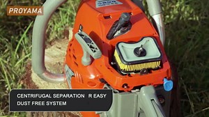 PROYAMA 62CC 2-Cycle Gas Powered Chainsaw, 22 Inch 18 Inch Handheld Cordless Petrol Chain Saw for Tree Wood Cutting