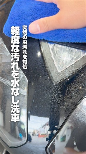 Dealing with Sudden Bug Splatter: Waterless Car Wash for Light Dirt #NagaraWash #CarWash #Mainten...