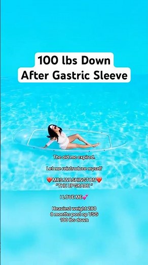 100 lbs Down After Gastric Sleeve!