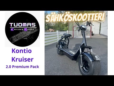 Kontio Motors Kruiser 2.0 Premium Pack sähköskootteri kasaus. Unboxing and assembly.