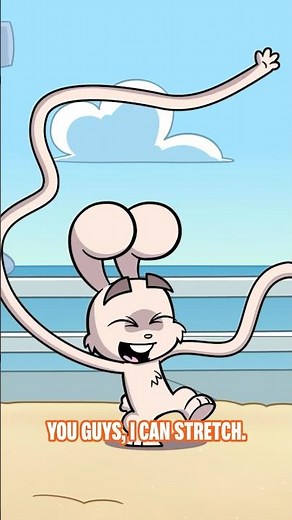 Stumpy’s SUPER Stretchy Superpowers are REVEALED! #shorts