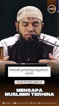 MENGAPA MUSLIMIN TERHINA #islam #ustadzafifiabdulwadud #muslim #shorts